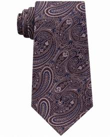 Michael Kors Men's Brown Medium Paisley Classic Slim Neck Tie Silk Michael Kors Men's Brown Medium Paisley Classic Slim Neck Tie Silk