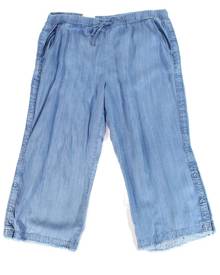 Style & Co Women's Pants Blue Size 22W Plus Stretch Wide Leg Frayed Style & Co Women's Pants Blue Size 22W Plus Stretch Wide Leg Frayed