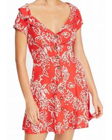 Free People Women's Dress Orange 2 Sheath Floral A Thing Called Love Free People Women's Dress Orange 2 Sheath Floral A Thing Called Love