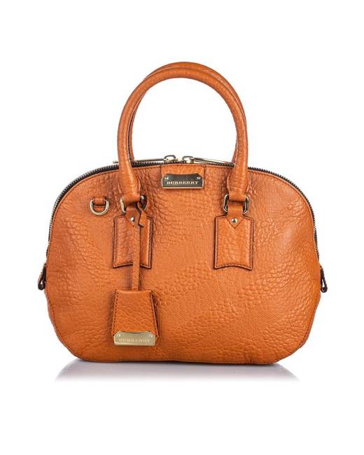 Burberry Brown Monogram Small Rhombi Leather Satchel, Best Price and  Reviews