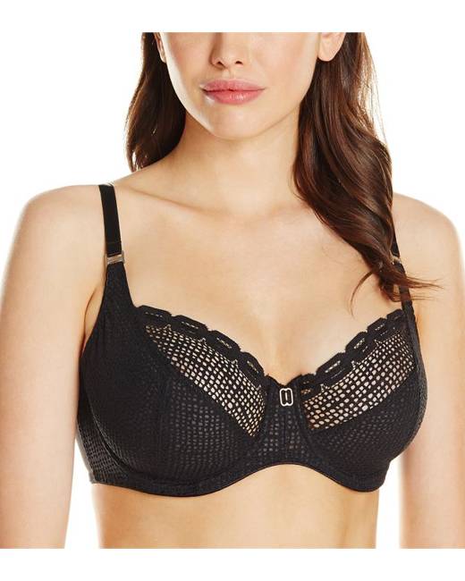 Freya Idol Underwired Moulded Balcony Bra - Black