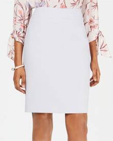 Nine West Women's Gray Size 10 Straight Pencil Crepe Stretch Skirt Nine West Women's Gray Size 10 Straight Pencil Crepe Stretch Skirt