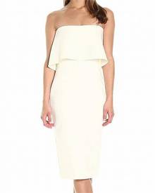 LIKELY Women's Dress Classic White Ivory Size 8 Sheath Strapless LIKELY Women's Dress Classic White Ivory Size 8 Sheath Strapless