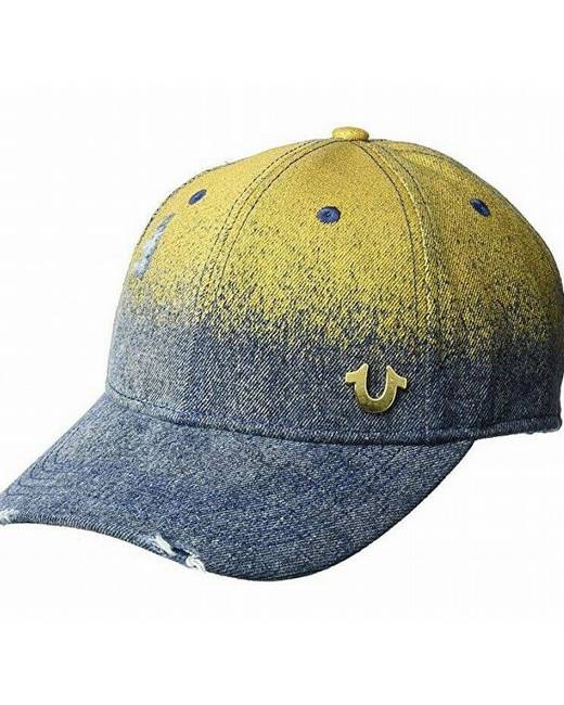 yellow true religion hat