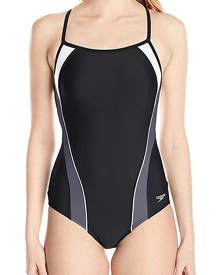 Speedo Women's Swimwear Black Size 8 One-Piece Free Racer Swimsuit Speedo Women's Swimwear Black Size 8 One-Piece Free Racer Swimsuit