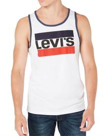 Levi's Mens White Size Large L Ubanks Bold Graphic Logo Tank Top Levi's Mens White Size Large L Ubanks Bold Graphic Logo Tank Top