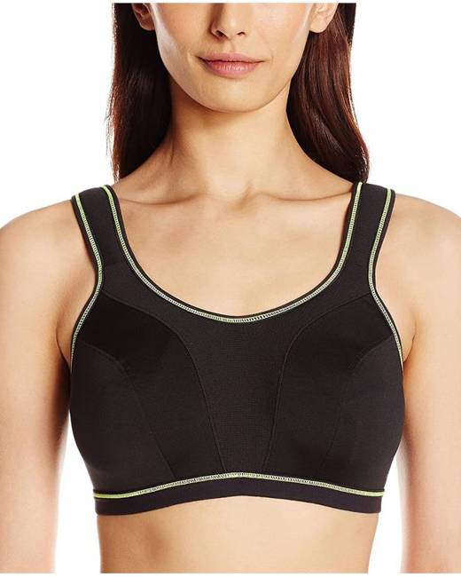 Freya Women's Force Full Coverage Crop-Top Soft-Cup Wireless Sports Bra