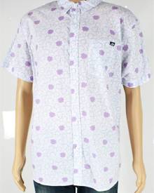 ...lost Mens Shirt Purple White Size XL Button Down Abstract Printed ...lost Mens Shirt Purple White Size XL Button Down Abstract Printed