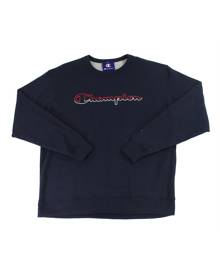 Champion Mens Sweater Navy Blue Size Large L Crewneck Logo Printed Champion Mens Sweater Navy Blue Size Large L Crewneck Logo Printed