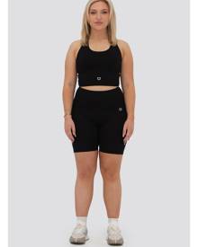 twotags.au Sweetheart V2 Highwaisted Biker Shorts - Black