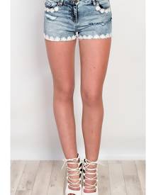 IKRUSH Eder  Hotpant Shorts DENIM UK 8