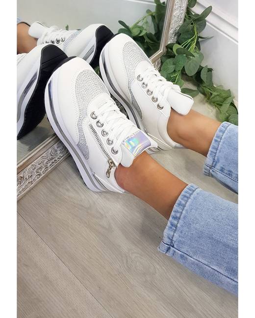 ikrush white trainers