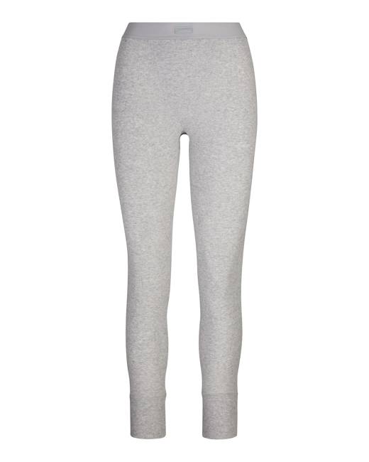 SKIMS Logo Pointelle Cotton Thermal Leggings