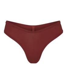 COTTON JERSEY DIPPED THONG