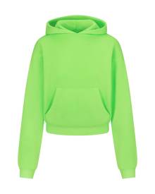SKIMS Light French Terry Pullover Hoodie | Neon Green