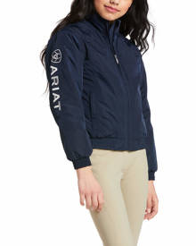 Kid's Stable Insulated Jacket in Navy, Size: Medium by Ariat