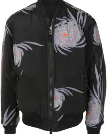 Undercover floral-print zip-up bomber jacket