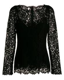 Dolce & Gabbana long-sleeved lace blouse