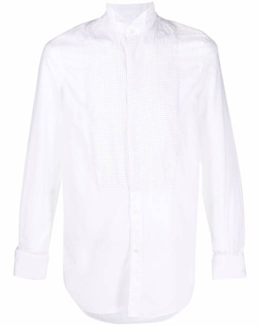 MICHELSONS OF LONDON Men's Slim-Fit Stretch Pleated Bib French Cuff Tuxedo  Shirt - Macy's