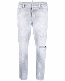 Dsquared2 high rise cropped jeans