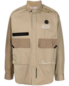AAPE BY *A BATHING APE® Ape-patch military shirt