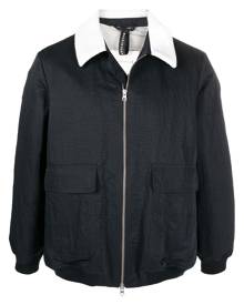 Mackintosh AIRMAN fleece-collar bomber jacket