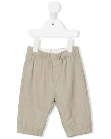 Emporio Armani Kids elasticated-waist ribbed trousers
