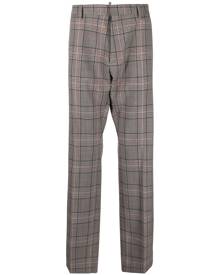 Dsquared2 straight-leg checked trousers