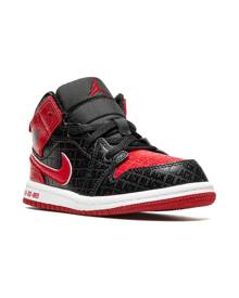 Jordan Kids Air Jordan 1 Mid “Black + Red” sneakers
