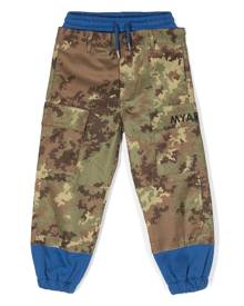 MYAR KIDS camouflage-print track pants