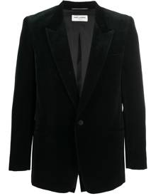 Saint Laurent fitted velvet blazer