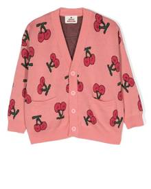 JELLYMALLOW cherry-print knit cardigan