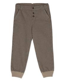 Zhoe & Tobiah checked tapered-leg trousers