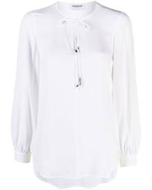 DONDUP tie-front long-sleeved blouse