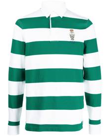 Polo Ralph Lauren striped logo-embroidered rugby shirt