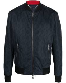 Billionaire Crest monogram-print bomber jacket