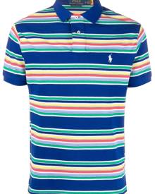 Polo Ralph Lauren stripe-print cotton polo shirt