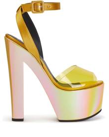 Giuseppe Zanotti iridescent platform sandals