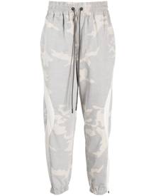 Mostly Heard Rarely Seen corduroy camouflage-print track pants