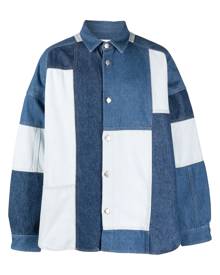 AMBUSH patchwork denim shirt jacket