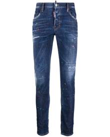 Dsquared2 ripped-detailing skinny-cut jeans