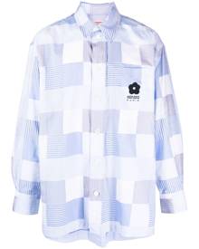 Kenzo oversized Patchwork long-sleeve shirt