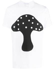 Comme Des Garçons Shirt mushroom-print cotton T-shirt