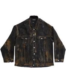 Balenciaga distressed-effect denim jacket