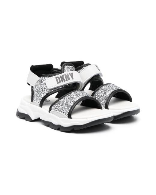 Dkny sales white sandals