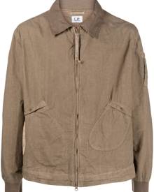 C.P. Company classic-collar bomber jacket