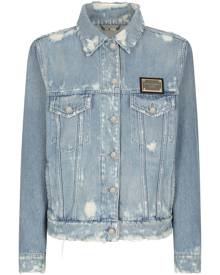 Dolce & Gabbana logo-tag denim jacket