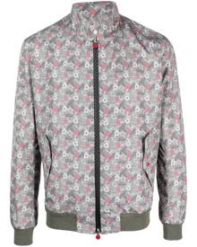 Kiton floral-print bomber jacket