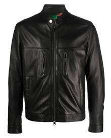 ETRO leather biker jacket