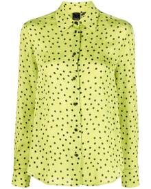 PINKO polka dot-print long-sleeve shirt